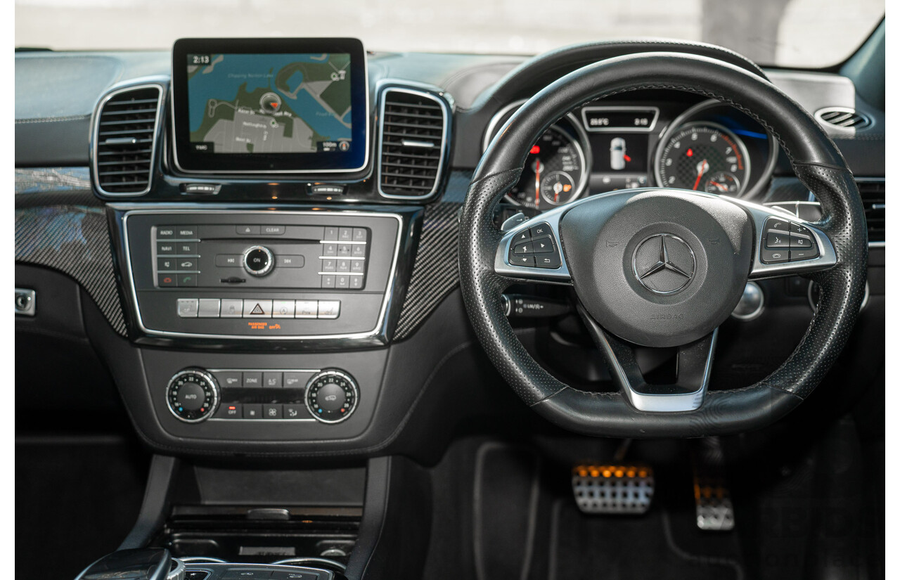 10/2016 Mercedes-AMG GLE 43 4MATIC (AWD) 166 MY17 4d Wagon Selenite Grey Metallic Turbo 3.0L