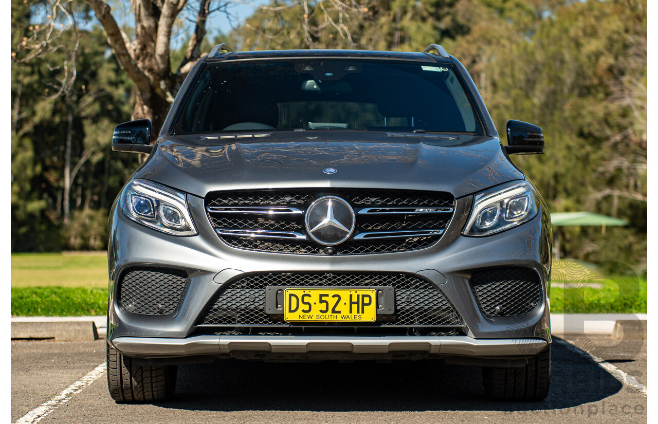 10/2016 Mercedes-AMG GLE 43 4MATIC (AWD) 166 MY17 4d Wagon Selenite Grey Metallic Turbo 3.0L