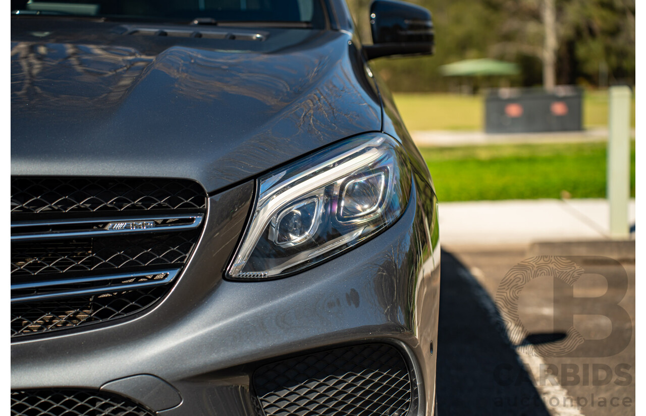10/2016 Mercedes-AMG GLE 43 4MATIC (AWD) 166 MY17 4d Wagon Selenite Grey Metallic Turbo 3.0L