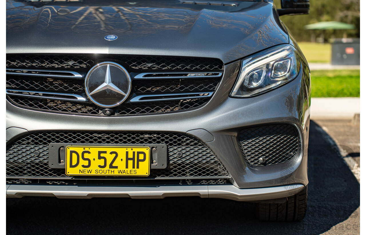 10/2016 Mercedes-AMG GLE 43 4MATIC (AWD) 166 MY17 4d Wagon Selenite Grey Metallic Turbo 3.0L