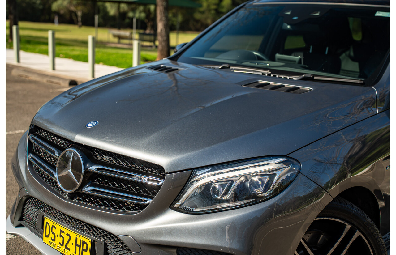 10/2016 Mercedes-AMG GLE 43 4MATIC (AWD) 166 MY17 4d Wagon Selenite Grey Metallic Turbo 3.0L