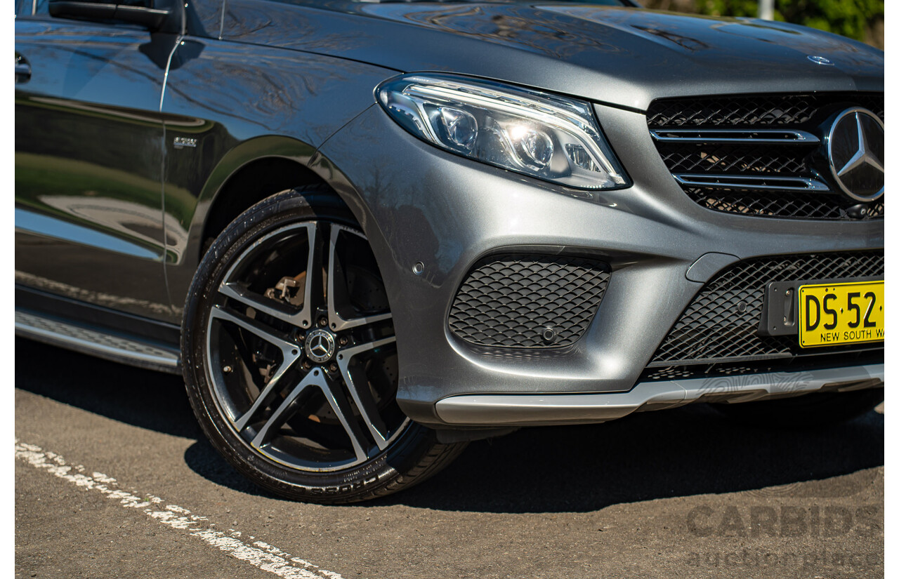 10/2016 Mercedes-AMG GLE 43 4MATIC (AWD) 166 MY17 4d Wagon Selenite Grey Metallic Turbo 3.0L