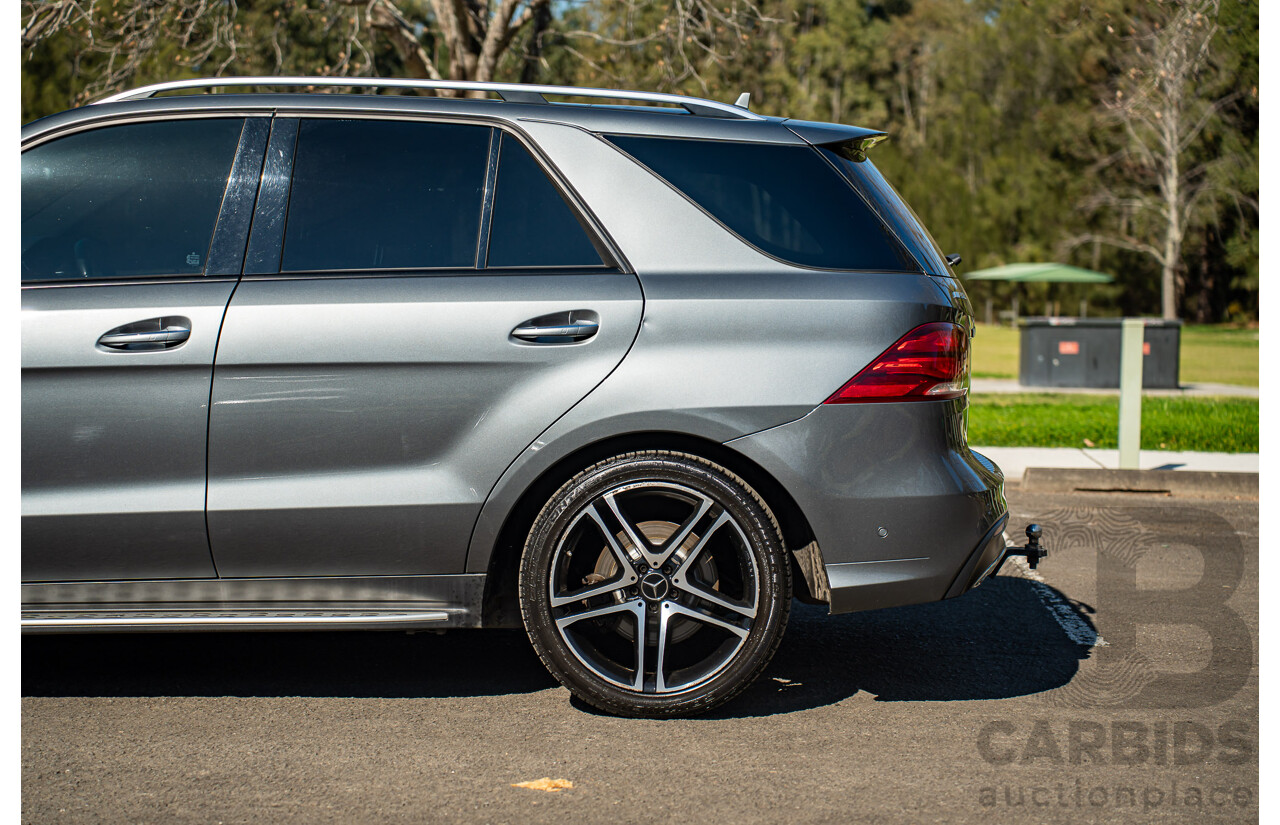 10/2016 Mercedes-AMG GLE 43 4MATIC (AWD) 166 MY17 4d Wagon Selenite Grey Metallic Turbo 3.0L