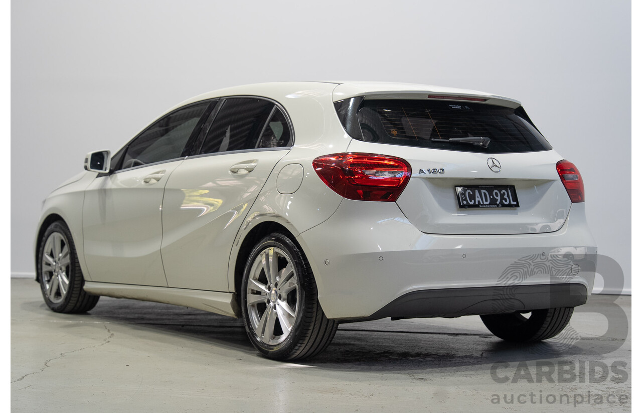 07/2016 Mercedes-Benz A180 176 MY17 5d Hatchback White Turbo 1.6L