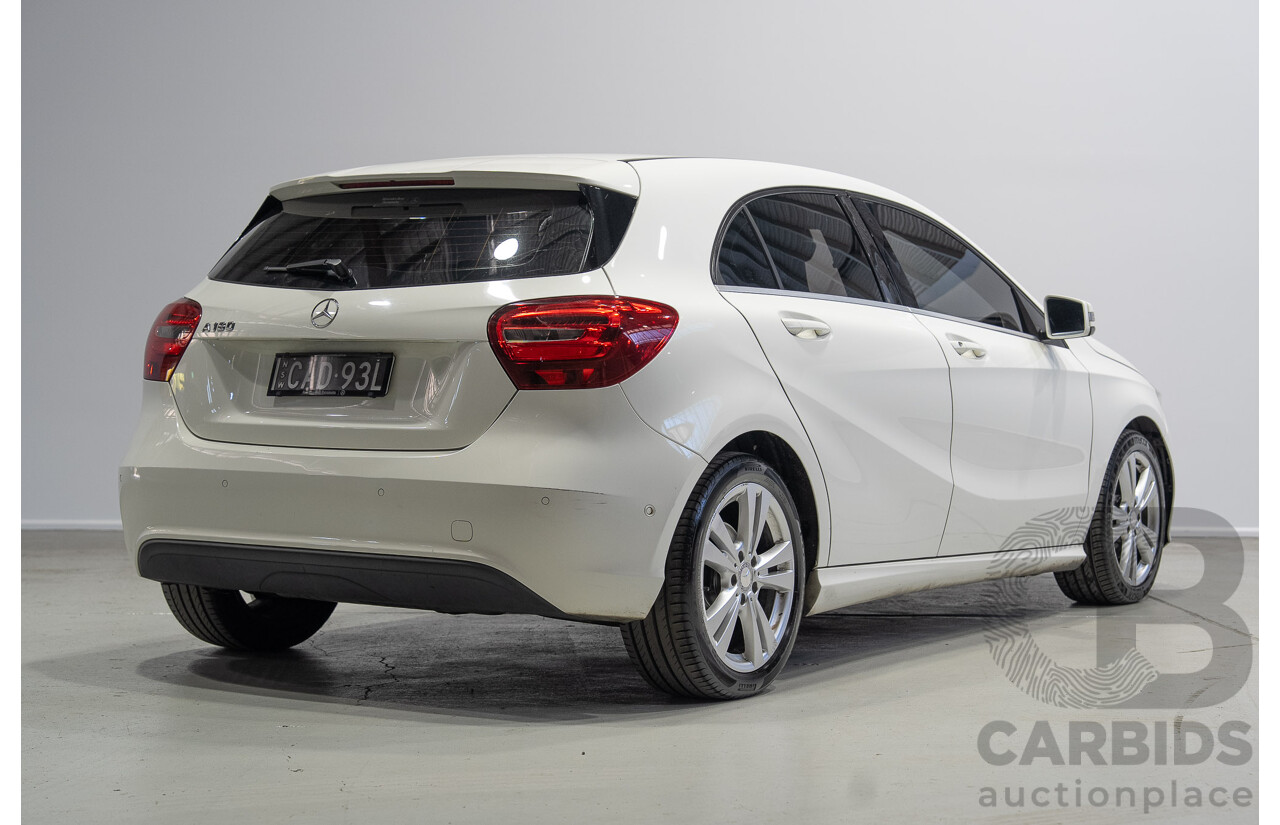 07/2016 Mercedes-Benz A180 176 MY17 5d Hatchback White Turbo 1.6L