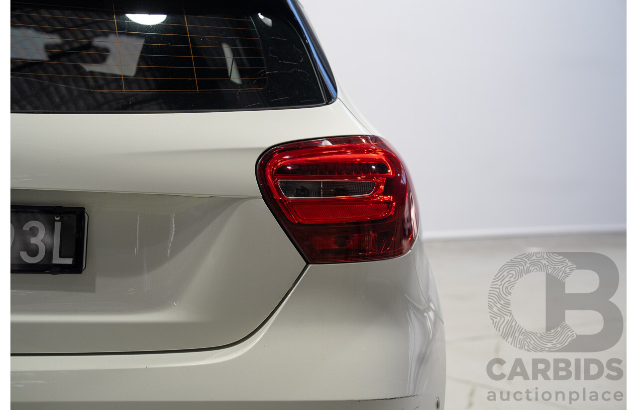 07/2016 Mercedes-Benz A180 176 MY17 5d Hatchback White Turbo 1.6L