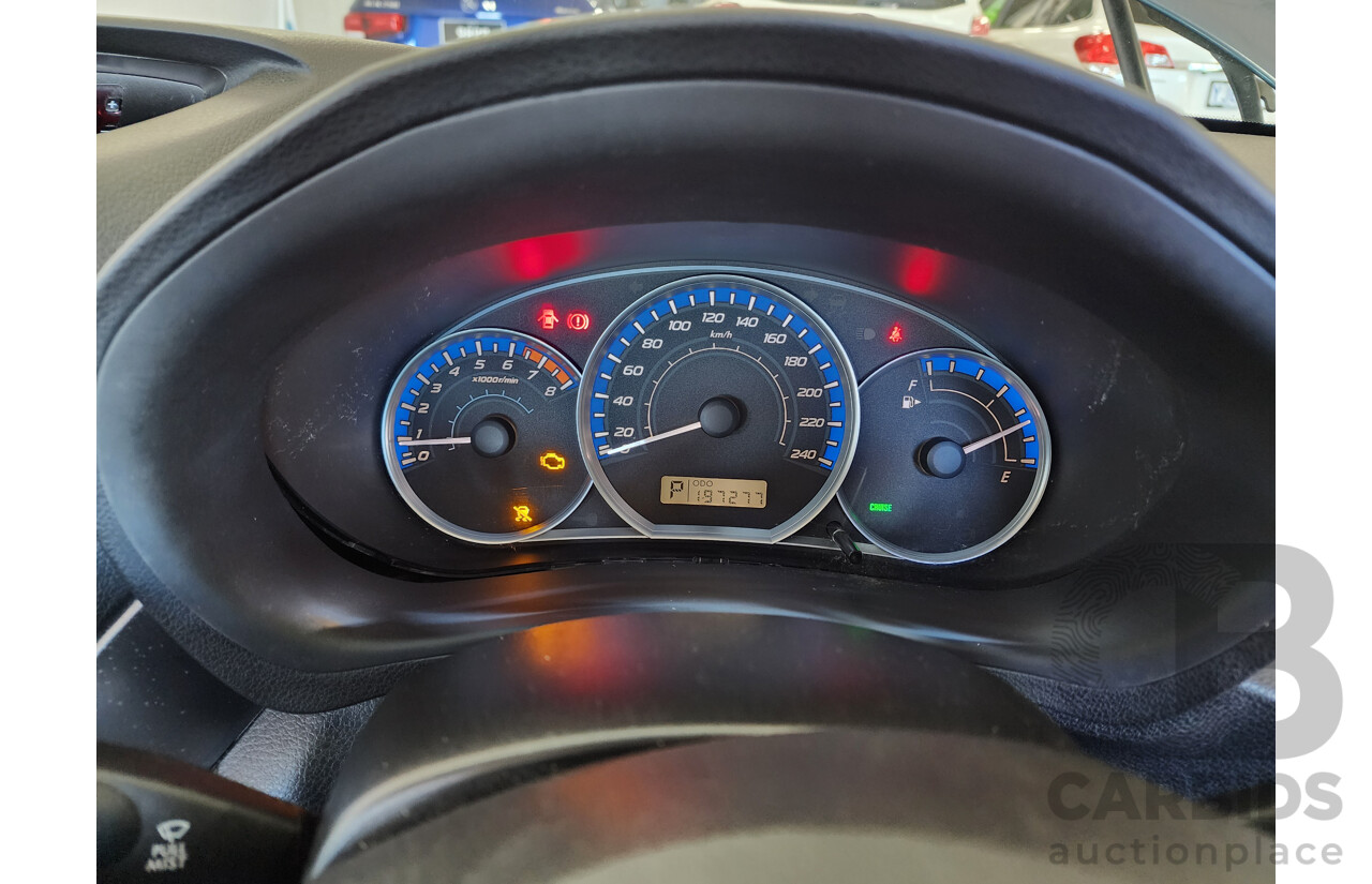 07/2012 Subaru Forester X Luxury Edition MY12 4d Wagon Blue 2.5L