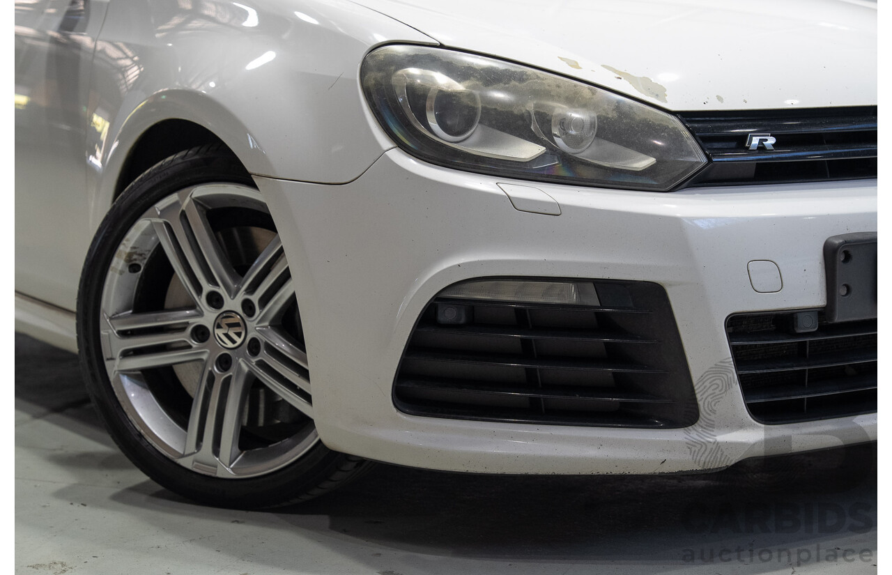12/2012 Volkswagen Golf R (AWD) 1K MY13 5d Hatchback White Turbo 2.0L