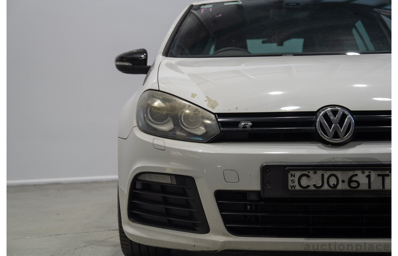 12/2012 Volkswagen Golf R (AWD) 1K MY13 5d Hatchback White Turbo 2.0L