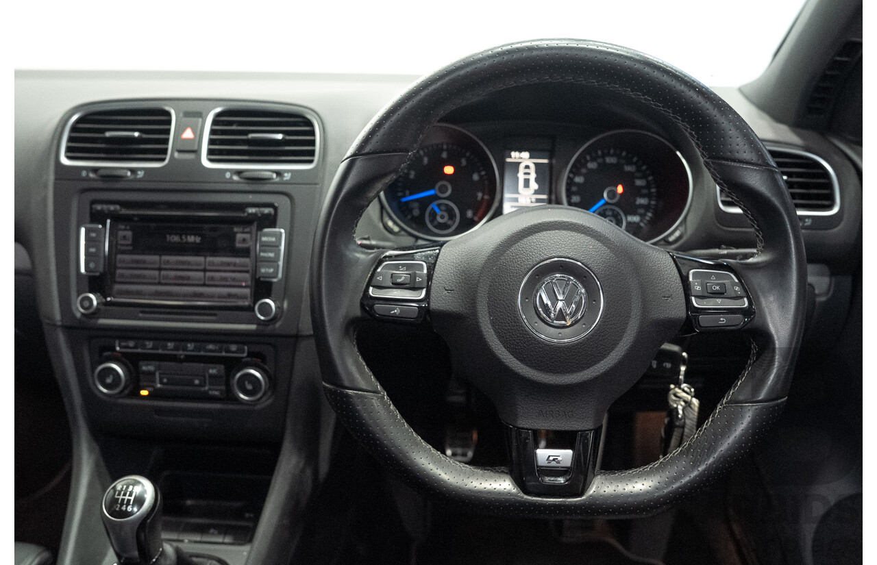 12/2012 Volkswagen Golf R (AWD) 1K MY13 5d Hatchback White Turbo 2.0L