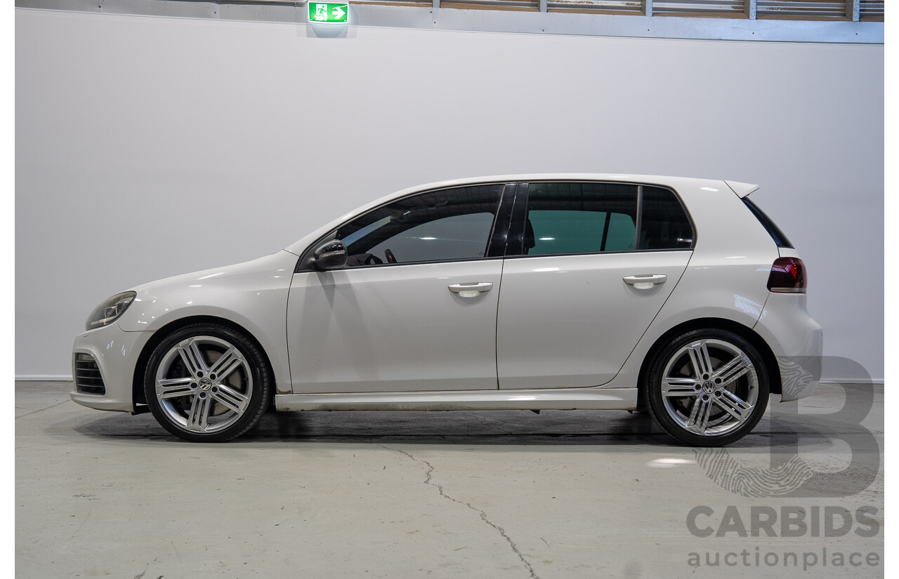 12/2012 Volkswagen Golf R (AWD) 1K MY13 5d Hatchback White Turbo 2.0L