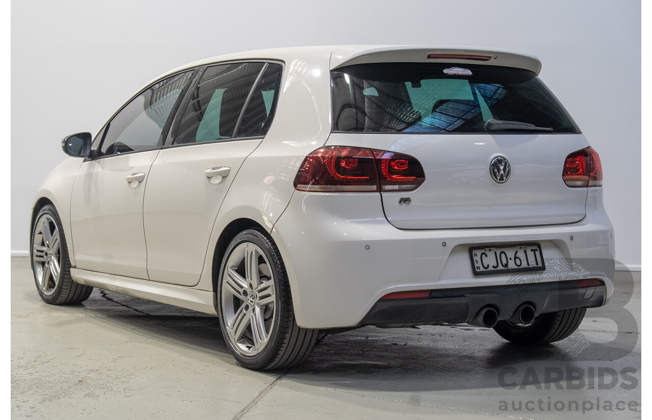 12/2012 Volkswagen Golf R (AWD) 1K MY13 5d Hatchback White Turbo 2.0L