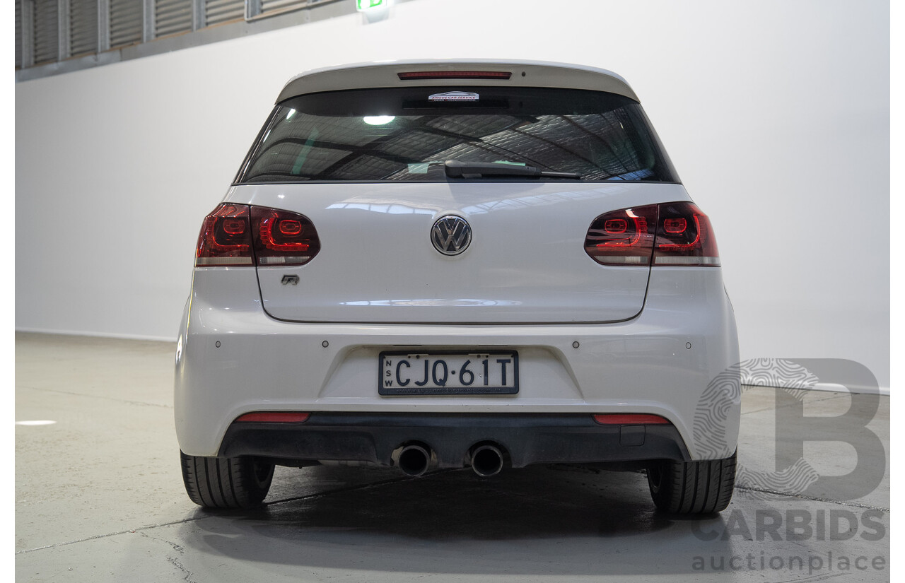 12/2012 Volkswagen Golf R (AWD) 1K MY13 5d Hatchback White Turbo 2.0L