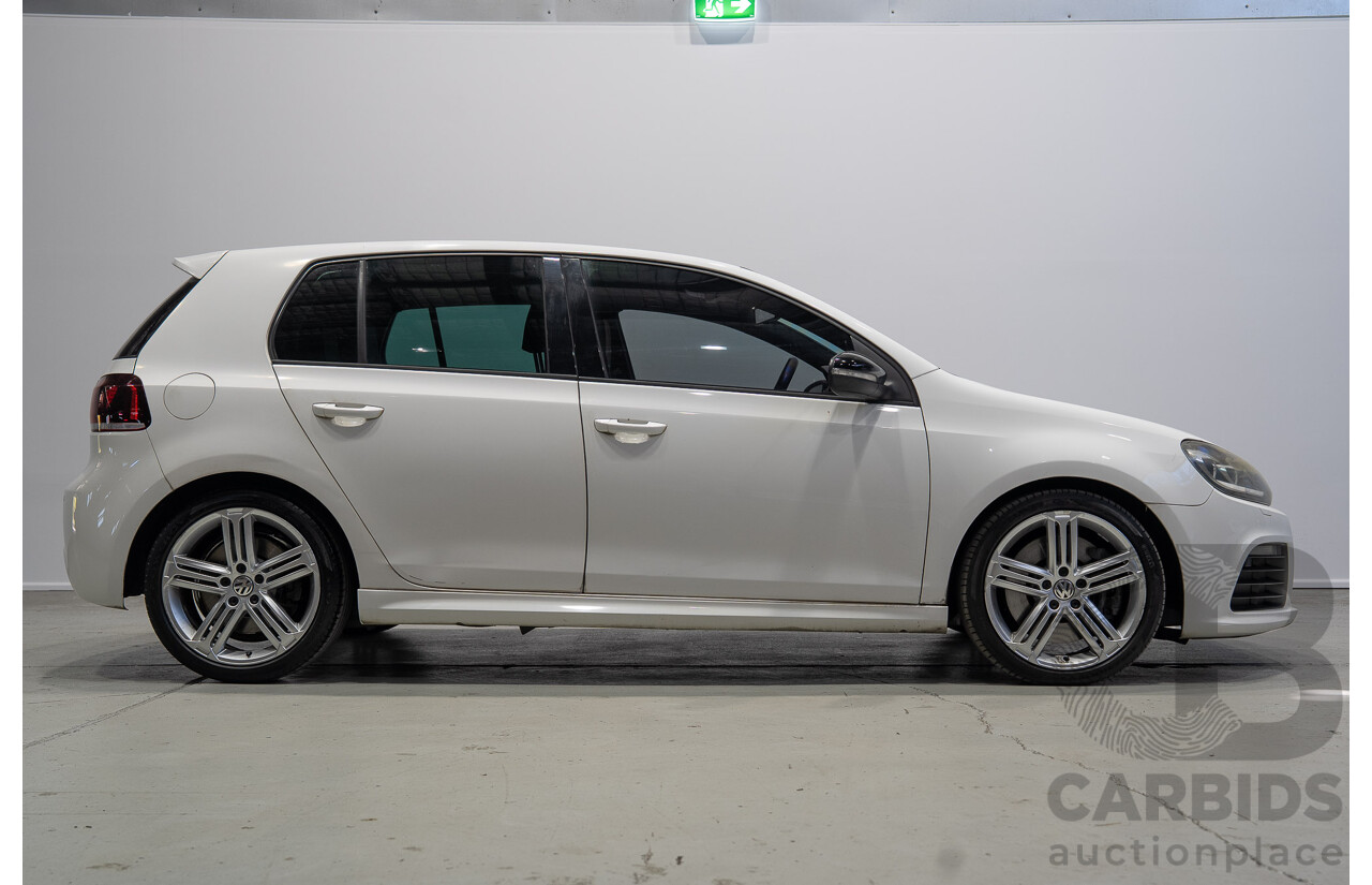 12/2012 Volkswagen Golf R (AWD) 1K MY13 5d Hatchback White Turbo 2.0L