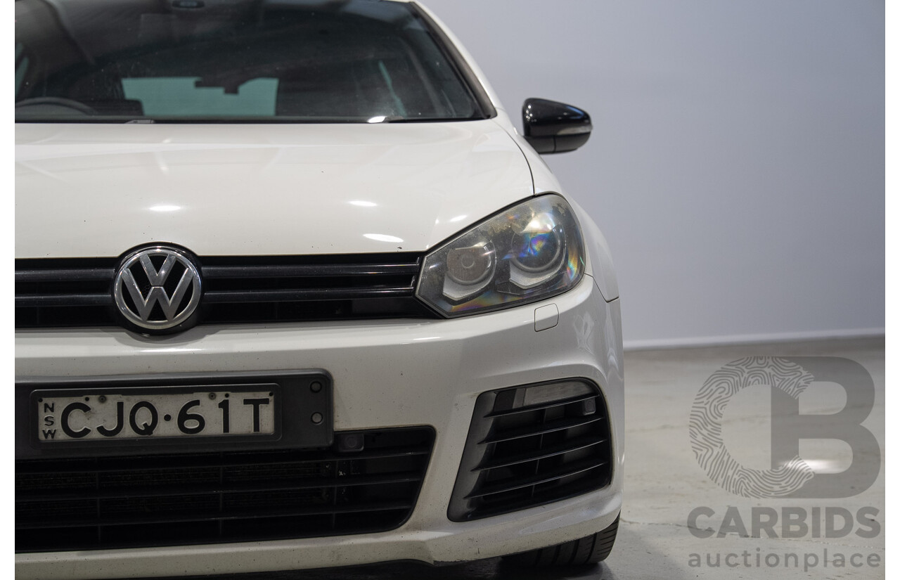 12/2012 Volkswagen Golf R (AWD) 1K MY13 5d Hatchback White Turbo 2.0L
