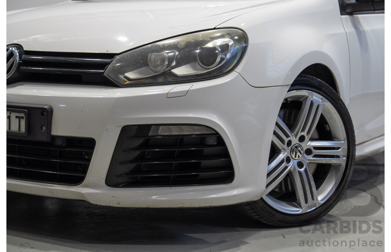 12/2012 Volkswagen Golf R (AWD) 1K MY13 5d Hatchback White Turbo 2.0L