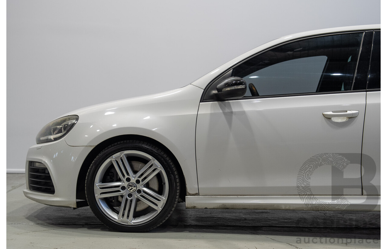 12/2012 Volkswagen Golf R (AWD) 1K MY13 5d Hatchback White Turbo 2.0L