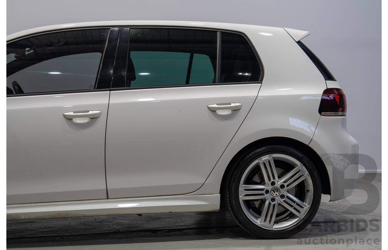 12/2012 Volkswagen Golf R (AWD) 1K MY13 5d Hatchback White Turbo 2.0L