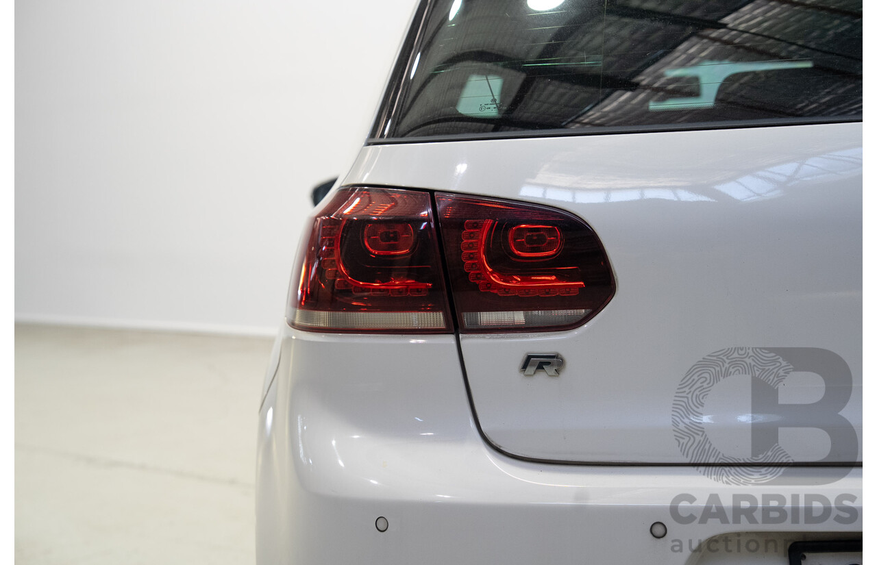 12/2012 Volkswagen Golf R (AWD) 1K MY13 5d Hatchback White Turbo 2.0L