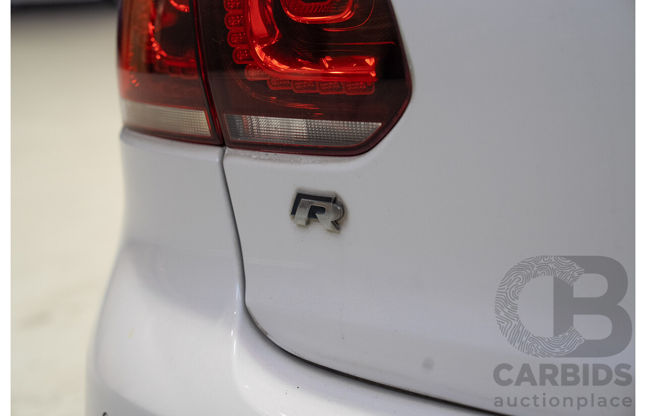 12/2012 Volkswagen Golf R (AWD) 1K MY13 5d Hatchback White Turbo 2.0L