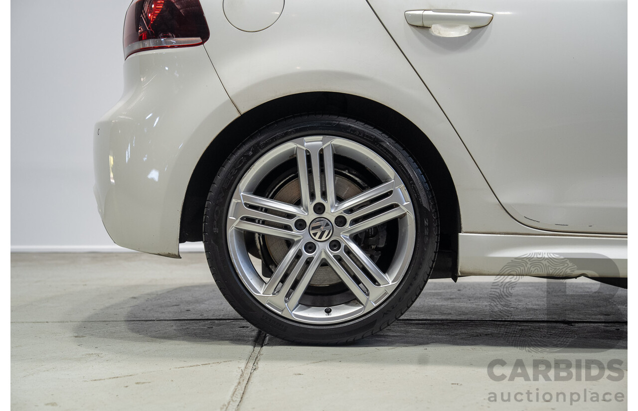 12/2012 Volkswagen Golf R (AWD) 1K MY13 5d Hatchback White Turbo 2.0L