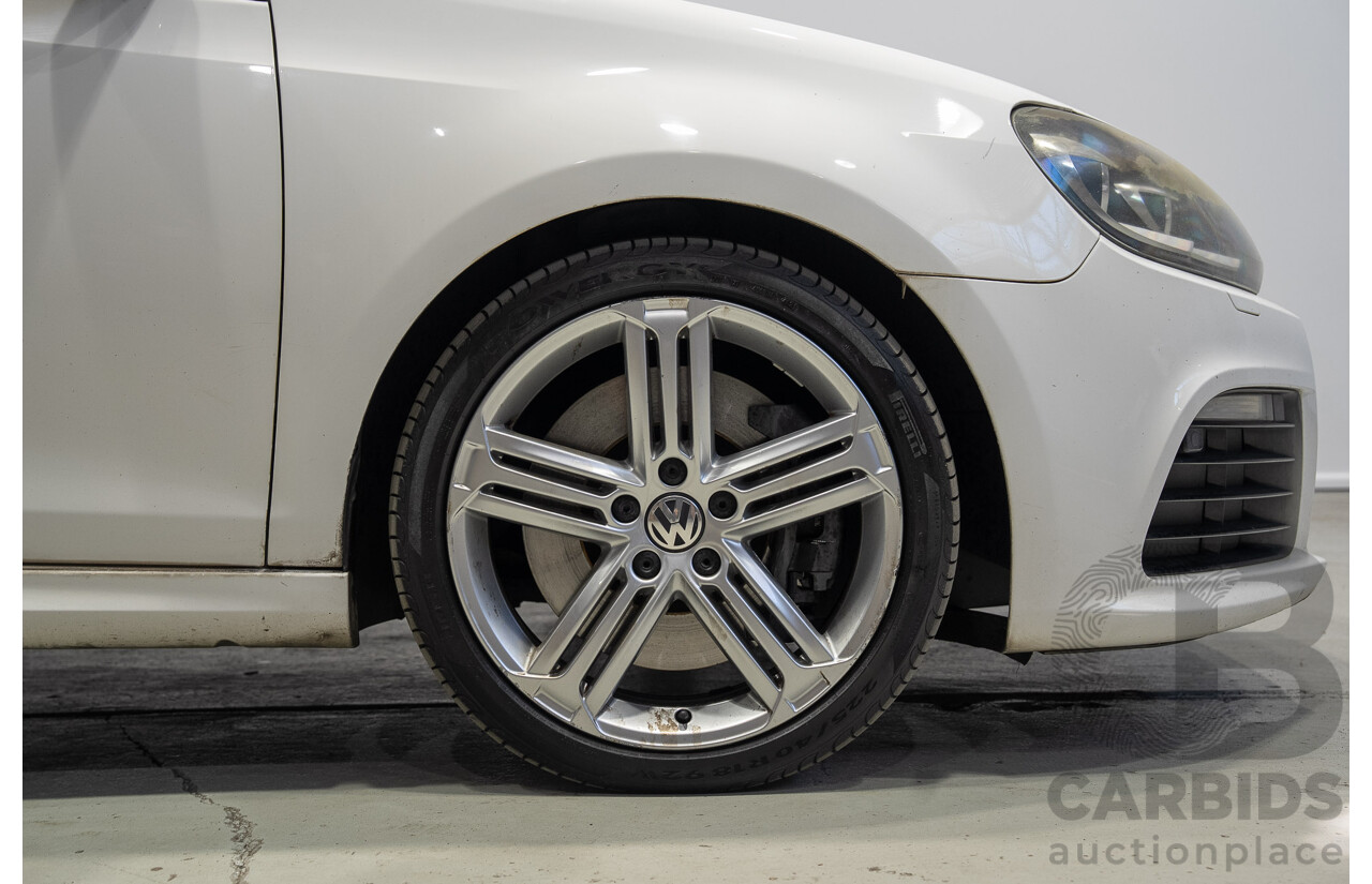 12/2012 Volkswagen Golf R (AWD) 1K MY13 5d Hatchback White Turbo 2.0L