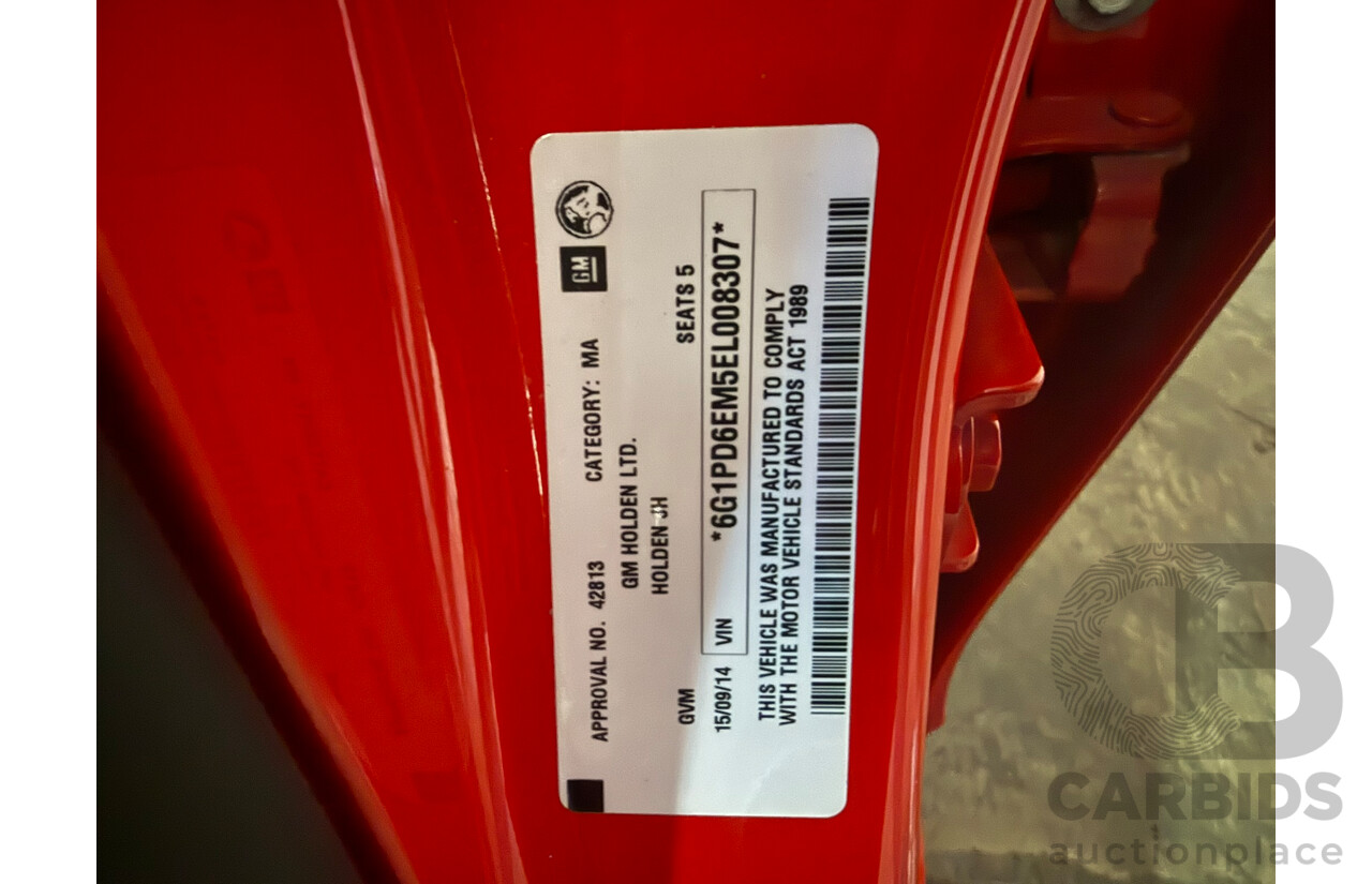 09/2014 Holden Cruze CD JH MY14 4d Sportwagon Red 1.8L