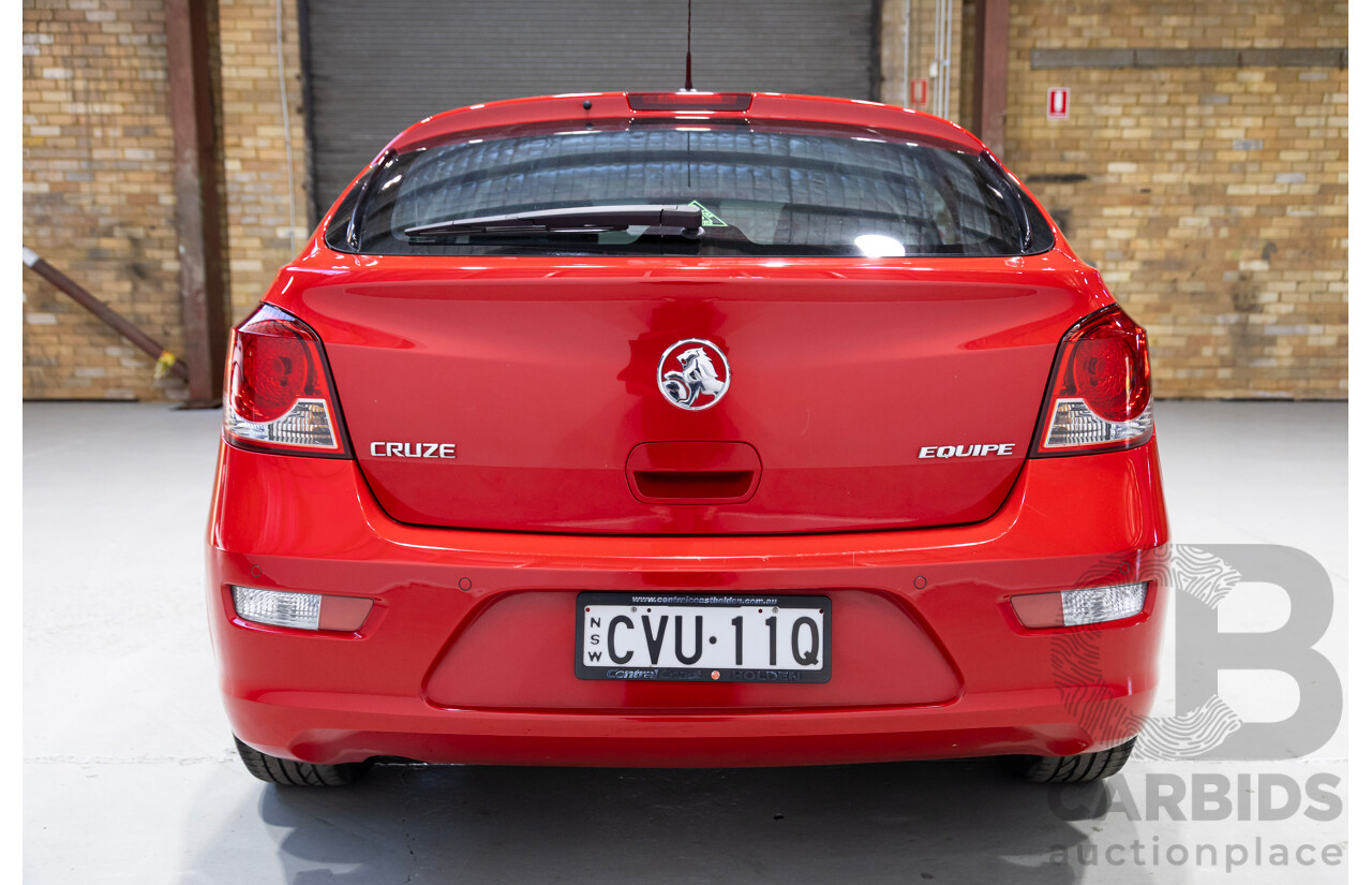 09/2014 Holden Cruze CD JH MY14 4d Sportwagon Red 1.8L