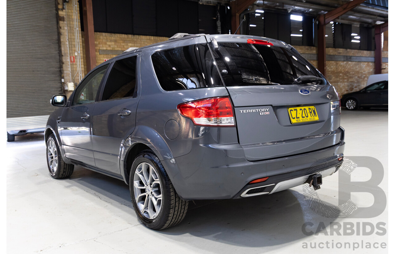 05/2014 Ford Territory Titanium (4x4) SZ 4d Wagon Grey Turbo Diesel 2.7L