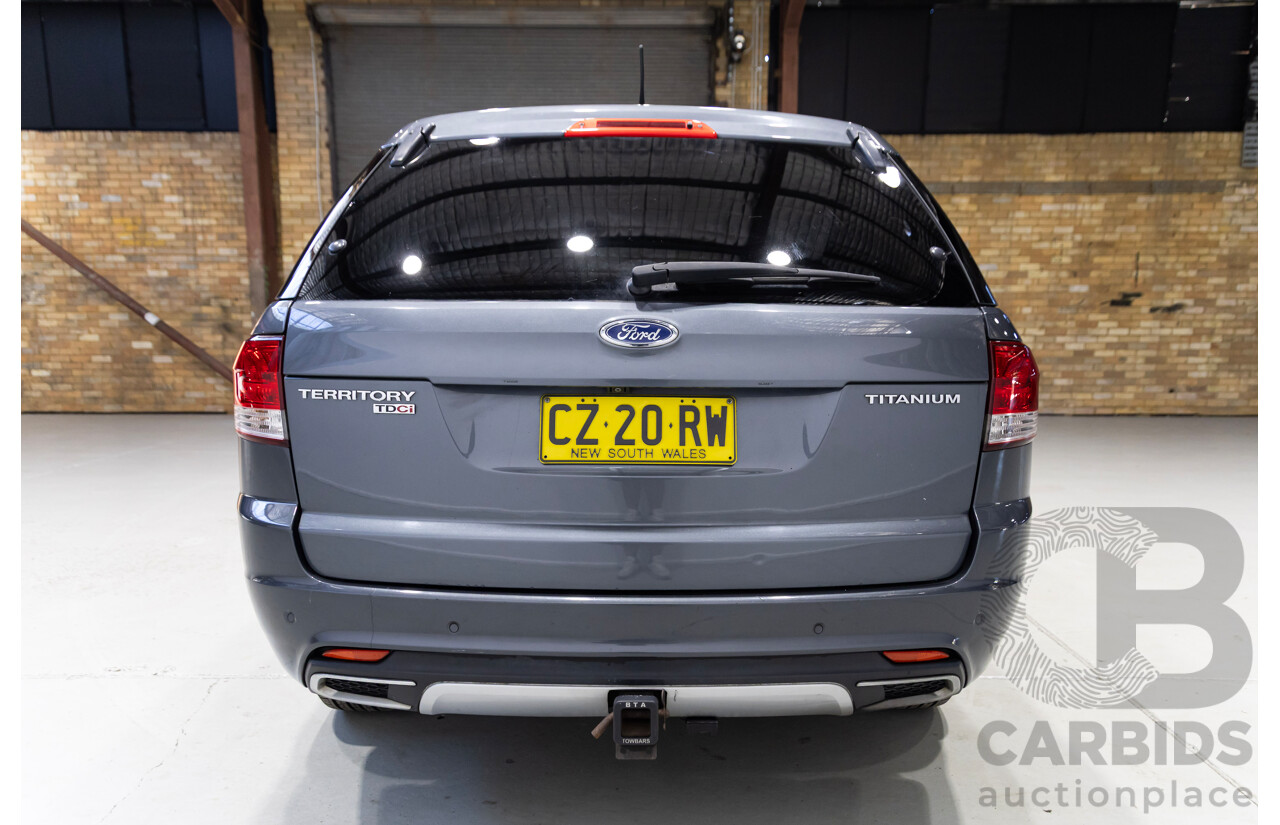 05/2014 Ford Territory Titanium (4x4) SZ 4d Wagon Grey Turbo Diesel 2.7L