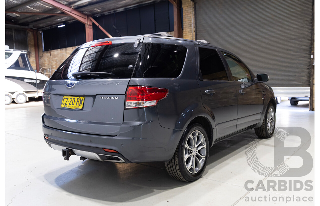 05/2014 Ford Territory Titanium (4x4) SZ 4d Wagon Grey Turbo Diesel 2.7L