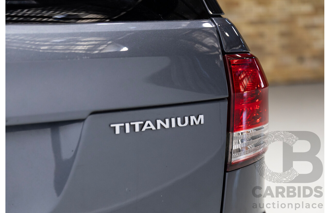 05/2014 Ford Territory Titanium (4x4) SZ 4d Wagon Grey Turbo Diesel 2.7L