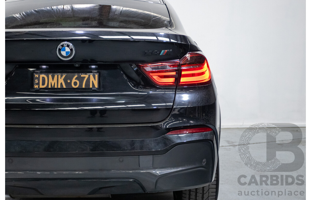 10/2016 BMW X4 xDrive 35i (AWD) F26 MY16 5d Coupe Black Sapphire Metallic Turbo 3.0L