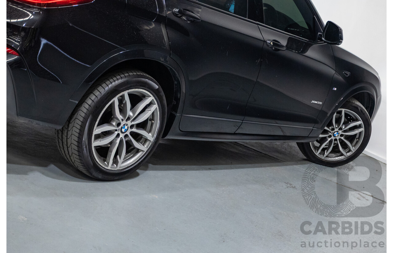 10/2016 BMW X4 xDrive 35i (AWD) F26 MY16 5d Coupe Black Sapphire Metallic Turbo 3.0L