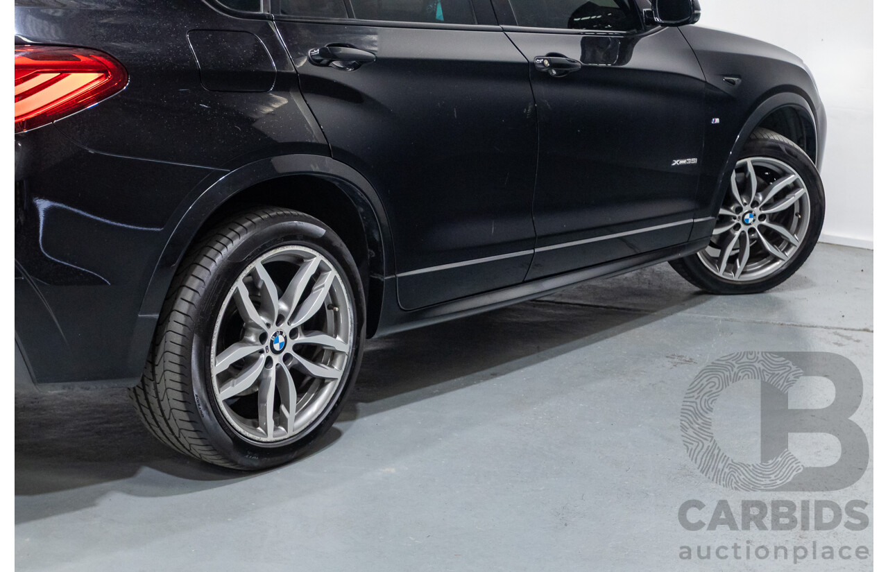 10/2016 BMW X4 xDrive 35i (AWD) F26 MY16 5d Coupe Black Sapphire Metallic Turbo 3.0L