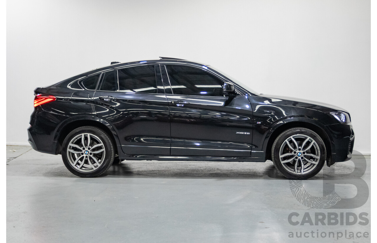 10/2016 BMW X4 xDrive 35i (AWD) F26 MY16 5d Coupe Black Sapphire Metallic Turbo 3.0L