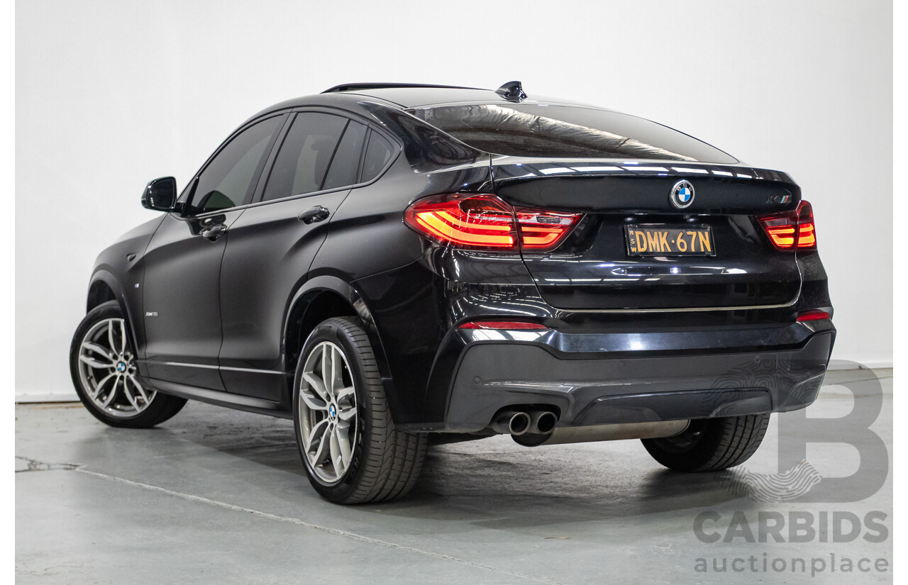 10/2016 BMW X4 xDrive 35i (AWD) F26 MY16 5d Coupe Black Sapphire Metallic Turbo 3.0L