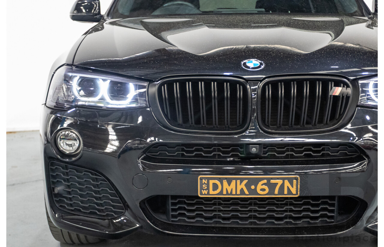 10/2016 BMW X4 xDrive 35i (AWD) F26 MY16 5d Coupe Black Sapphire Metallic Turbo 3.0L