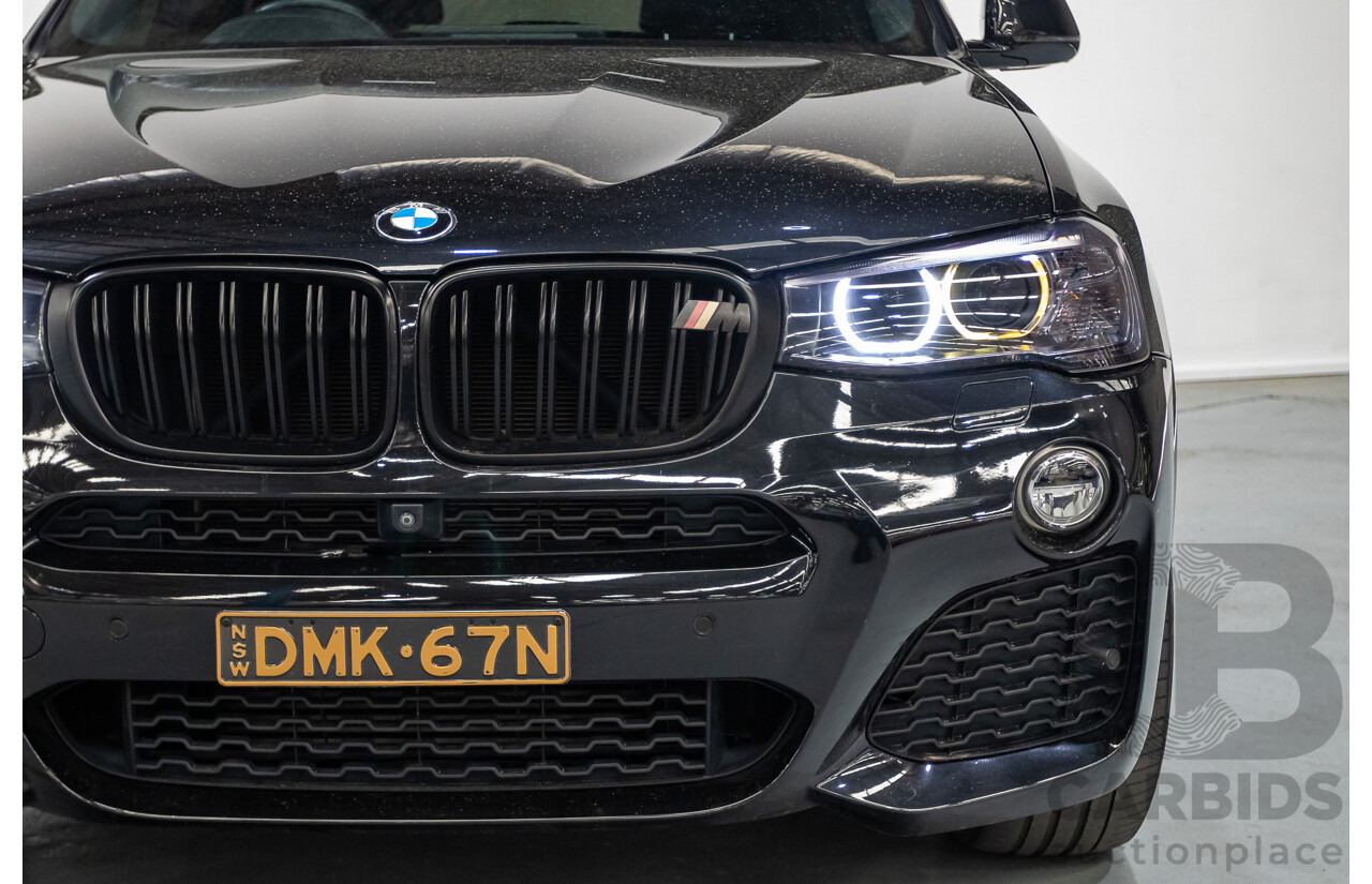 10/2016 BMW X4 xDrive 35i (AWD) F26 MY16 5d Coupe Black Sapphire Metallic Turbo 3.0L