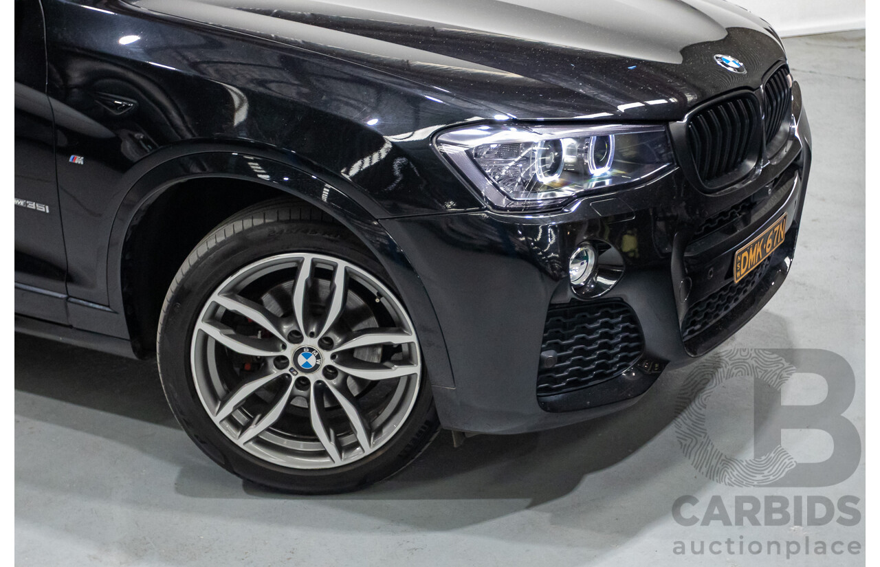 10/2016 BMW X4 xDrive 35i (AWD) F26 MY16 5d Coupe Black Sapphire Metallic Turbo 3.0L
