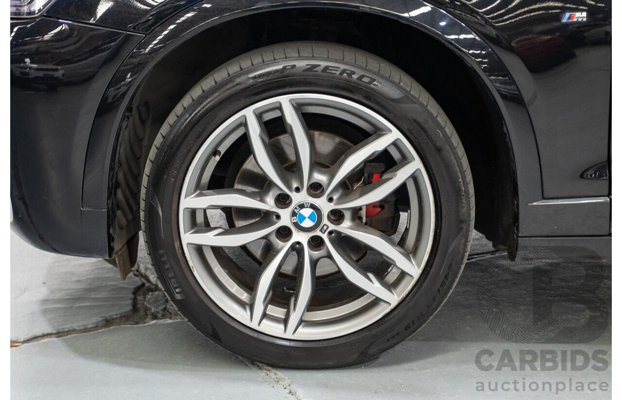 10/2016 BMW X4 xDrive 35i (AWD) F26 MY16 5d Coupe Black Sapphire Metallic Turbo 3.0L