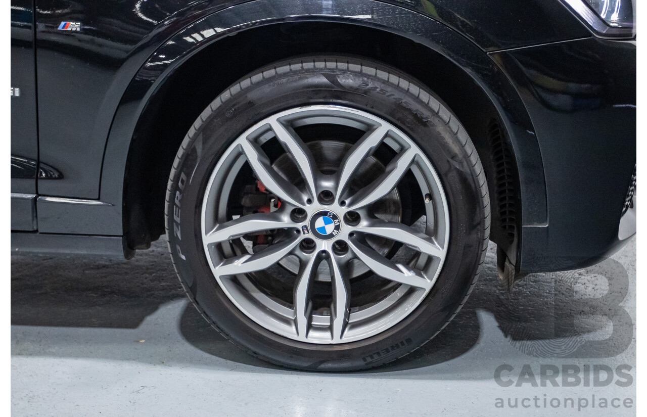 10/2016 BMW X4 xDrive 35i (AWD) F26 MY16 5d Coupe Black Sapphire Metallic Turbo 3.0L