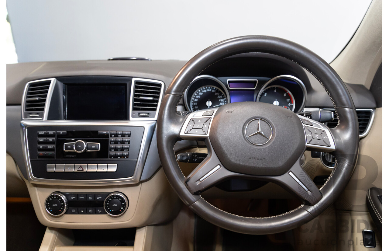 07/2015 Mercedes-Benz ML250 CDI BLUETEC (4x4) 166 MY15 4D Wagon Black Turbo Diesel 2.1L
