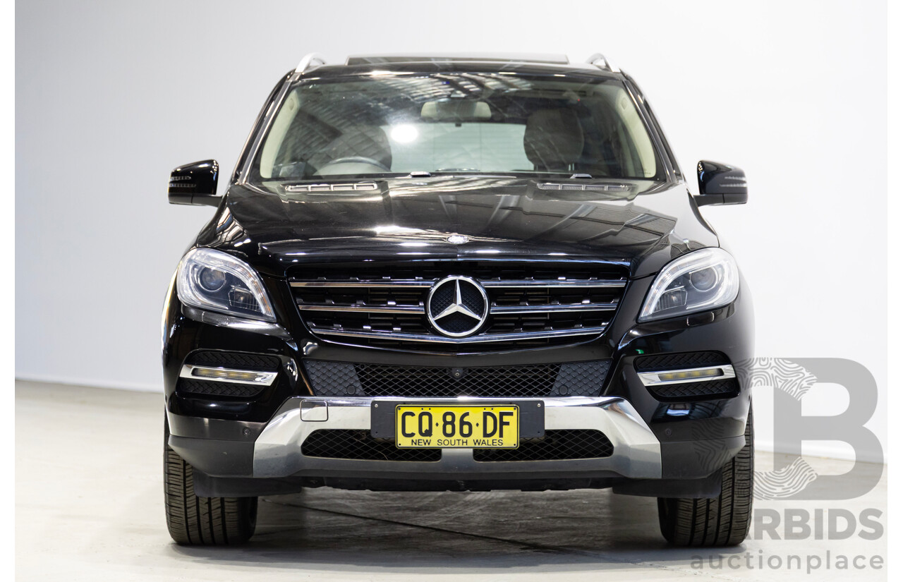 07/2015 Mercedes-Benz ML250 CDI BLUETEC (4x4) 166 MY15 4D Wagon Black Turbo Diesel 2.1L