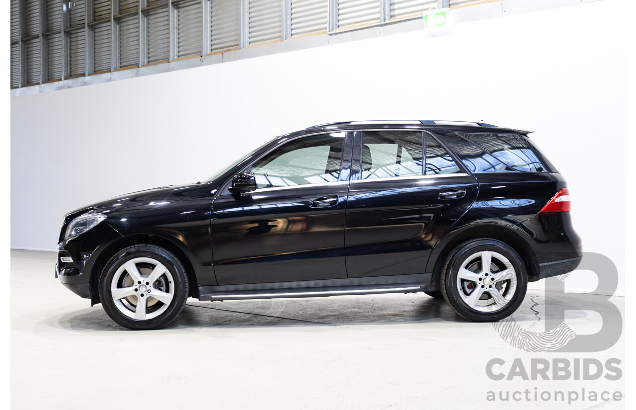 07/2015 Mercedes-Benz ML250 CDI BLUETEC (4x4) 166 MY15 4D Wagon Black Turbo Diesel 2.1L