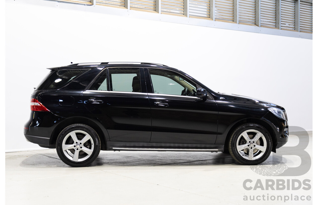 07/2015 Mercedes-Benz ML250 CDI BLUETEC (4x4) 166 MY15 4D Wagon Black Turbo Diesel 2.1L