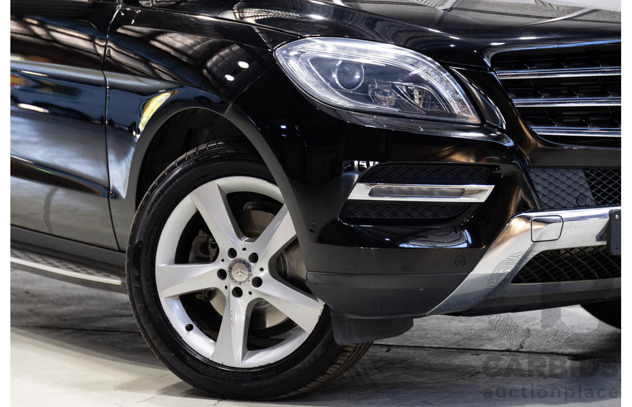 07/2015 Mercedes-Benz ML250 CDI BLUETEC (4x4) 166 MY15 4D Wagon Black Turbo Diesel 2.1L