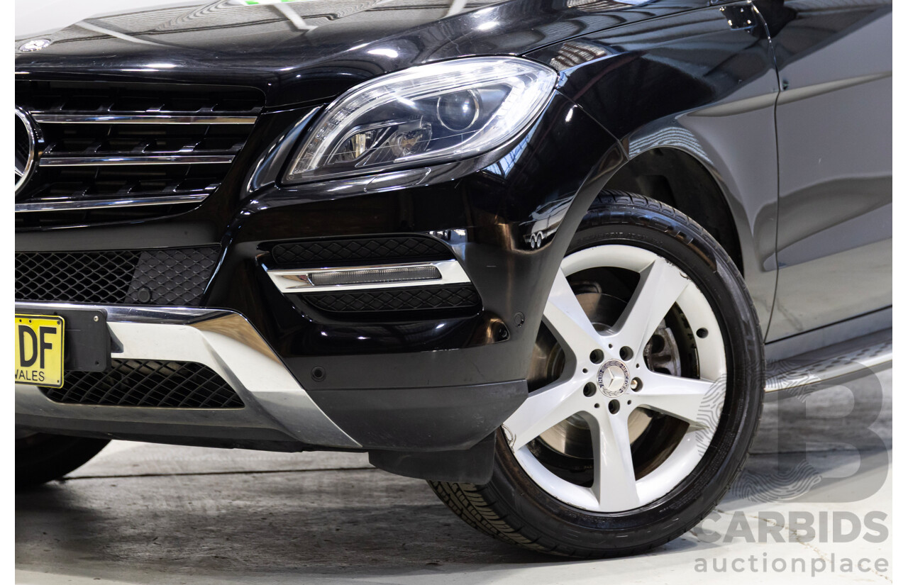 07/2015 Mercedes-Benz ML250 CDI BLUETEC (4x4) 166 MY15 4D Wagon Black Turbo Diesel 2.1L