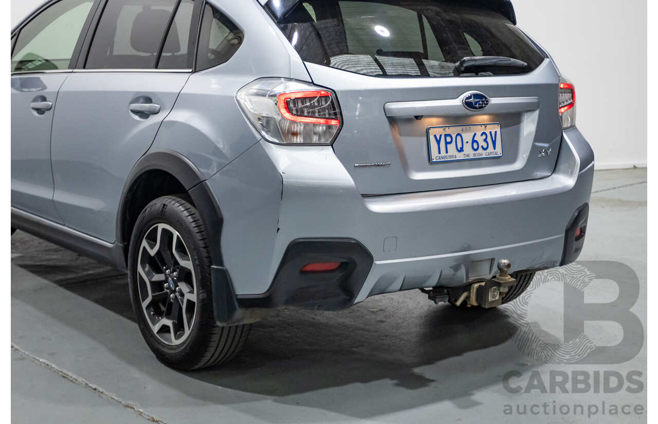 9/2016 Subaru XV 2.0i-L (AWD) MY16 4d Wagon Ice Silver 2.0L