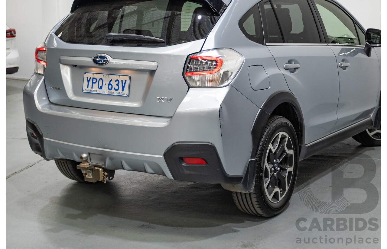 9/2016 Subaru XV 2.0i-L (AWD) MY16 4d Wagon Ice Silver 2.0L